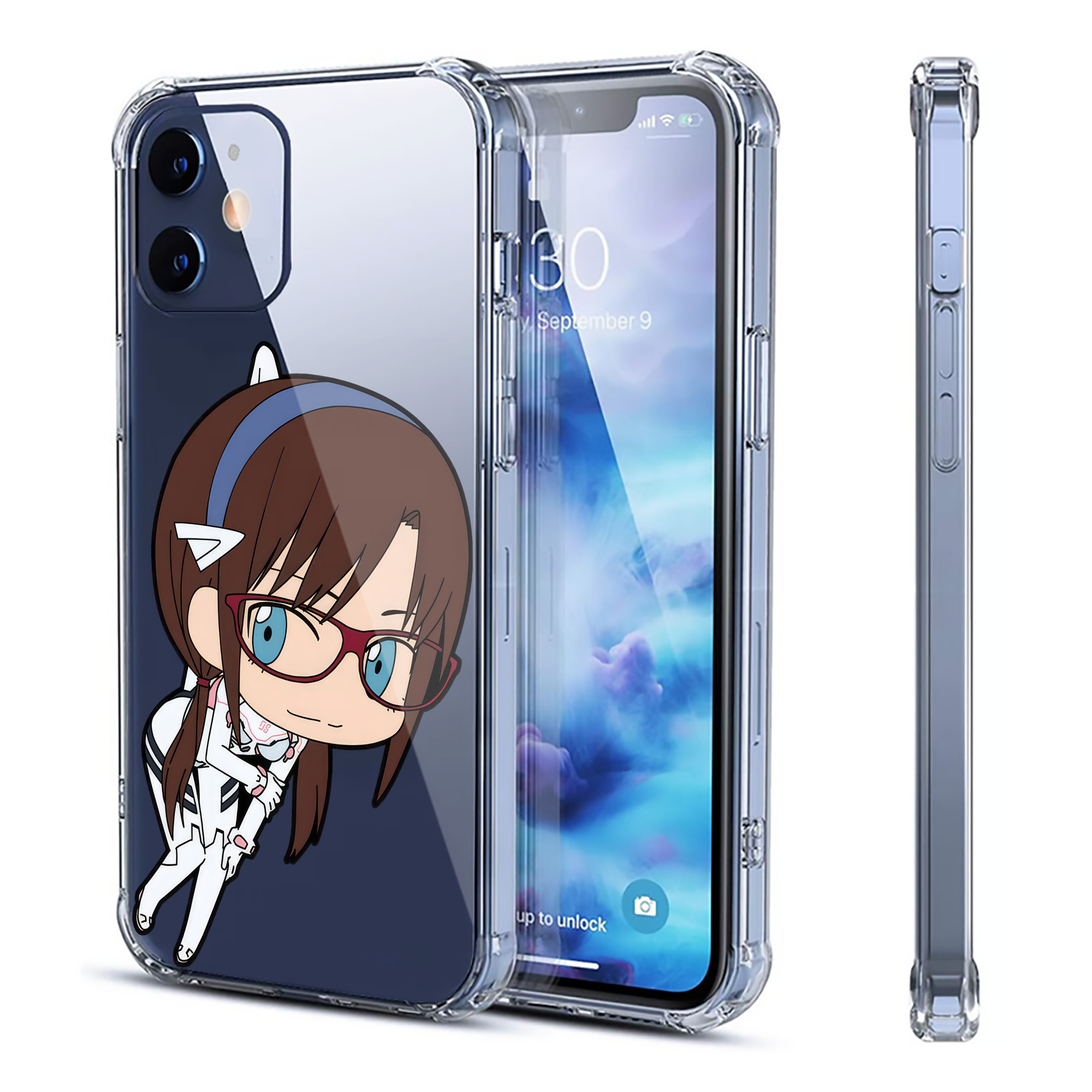 （画像用） EVA 新世紀エヴァンゲリオン 【iPhone 12シリーズ対応】透明スマホケース（クリアソフトケース）